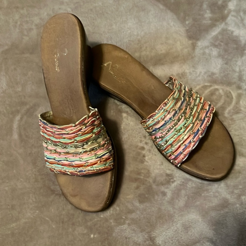 A2 By Aerosoles Brown Comfort Sandals